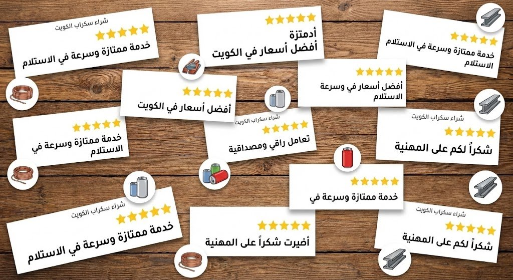 آراء العملاء شراء سكراب الكويت