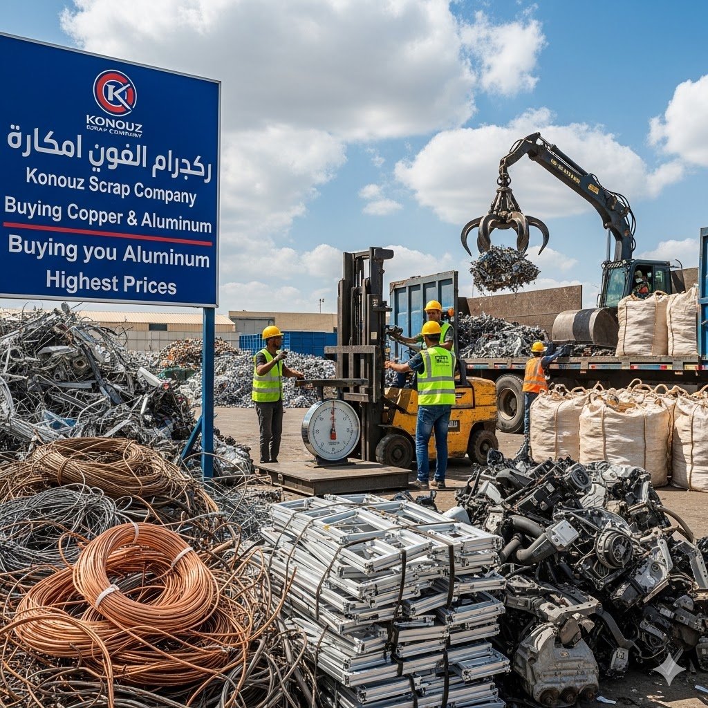 شركة كنوز السكراب | شراء سكراب نحاس وألمنيوم بأعلى الأسعار