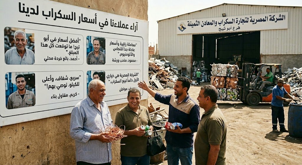 اراء العملاء فى اسعار السكراب لدينا