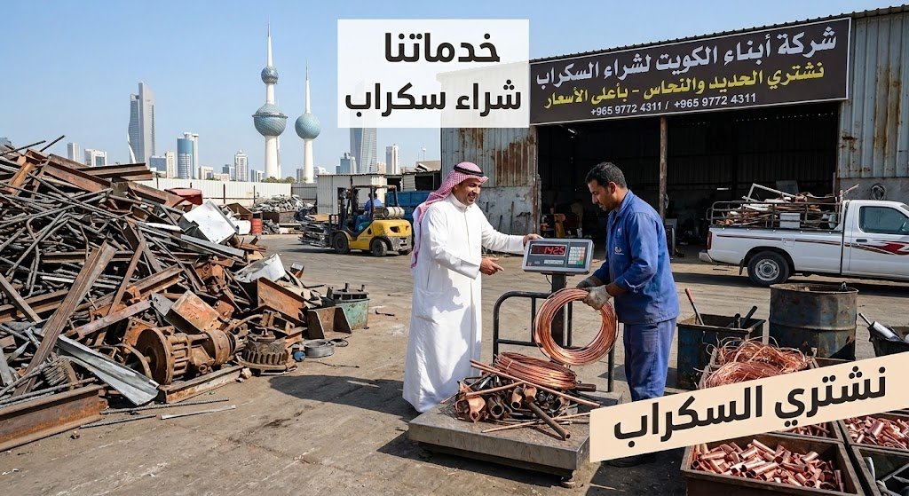محل سكراب لشراء الحديد والنحاس في الكويت