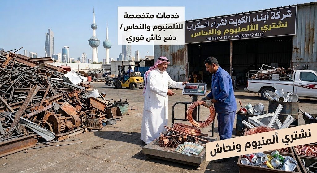 شراء سكراب ألمنيوم ونحاس في الكويت بأفضل سعر